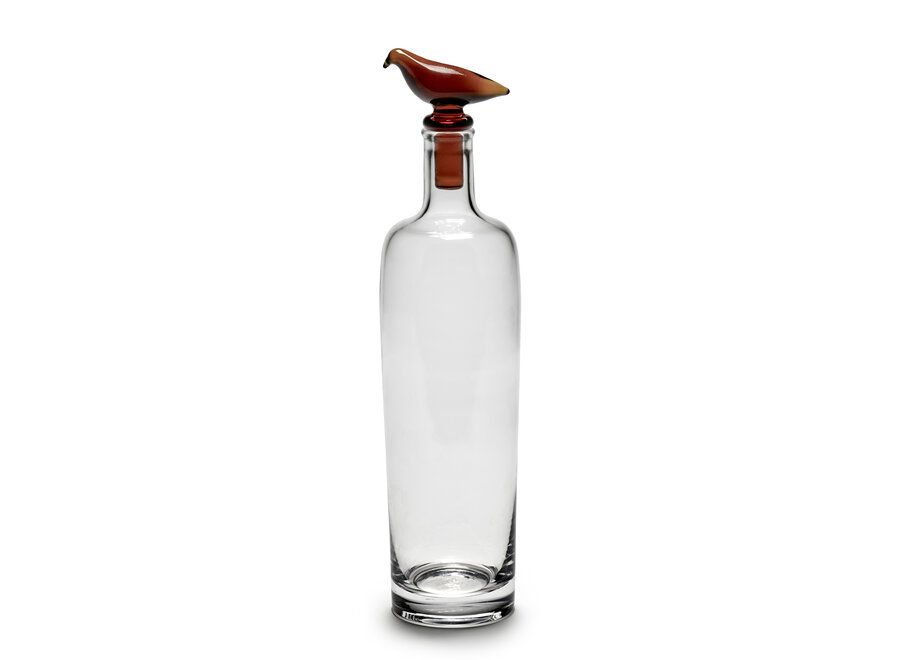 Kelly Wearstler - Perch carafe Transparant + stopper Amber