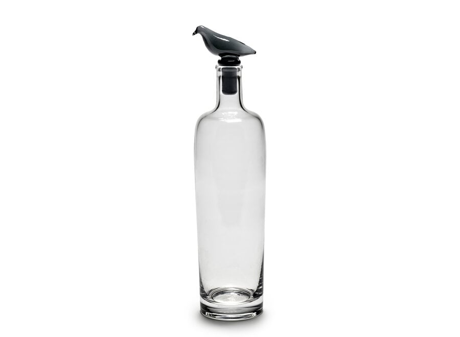 Kelly Wearstler - Perch karaf Transparant + stopper Smoky Grey