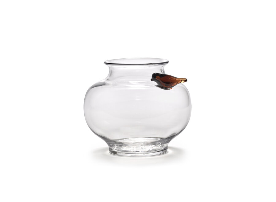 Kelly Wearstler - Perch vase Transparant Amber - S