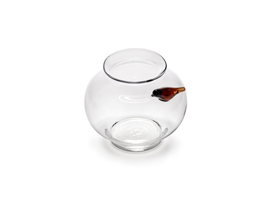 Kelly Wearstler - Perch vaas Transparant Amber - S