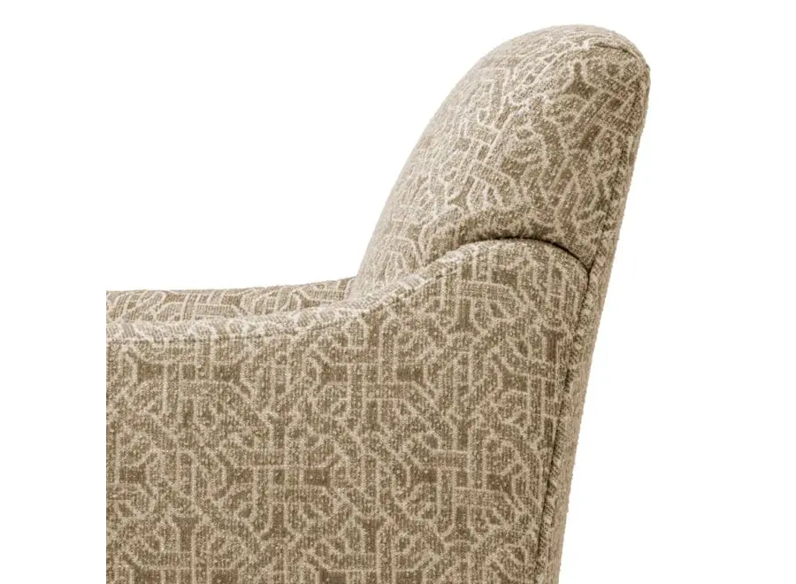 Drehsessel 'Madison' - Frieze jacquard beige