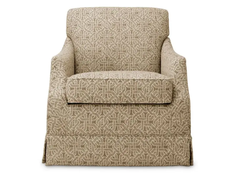 Drehsessel 'Madison' - Frieze jacquard beige