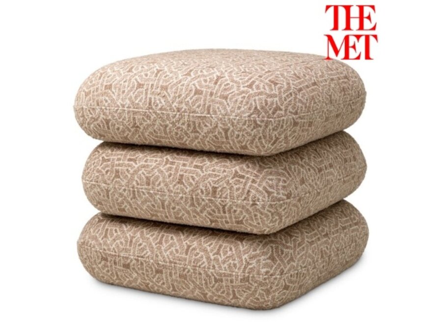 Tabouret Greenwich - Jacquard Beige