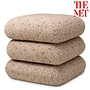 Hocker 'Greenwich' - Jacquard Beige