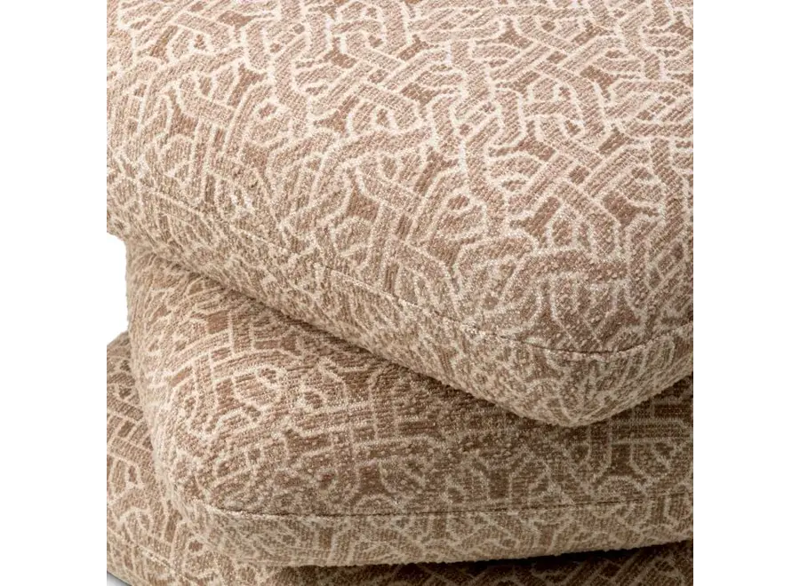 Stool 'Greenwich' - Jacquard Beige