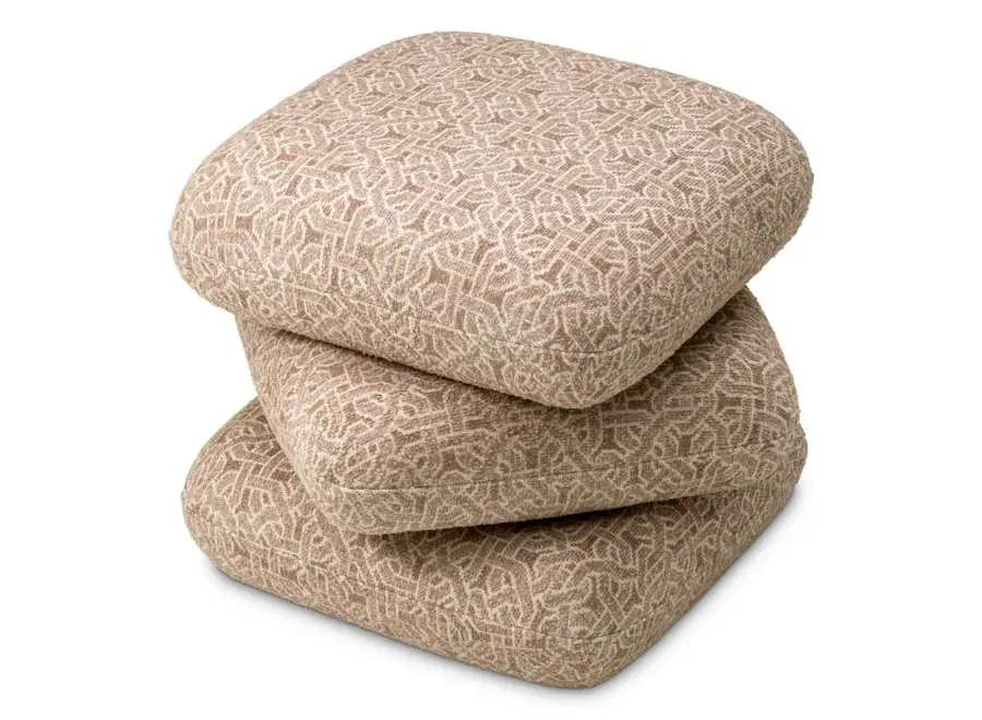 Tabouret 'Greenwich' - Jacquard Beige