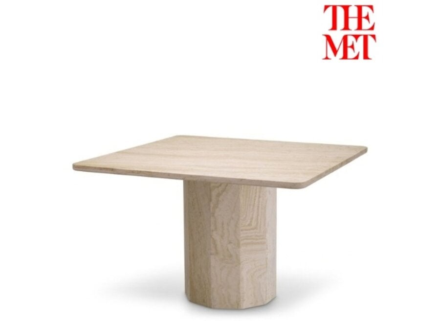 Table à manger Piazza - Travertine