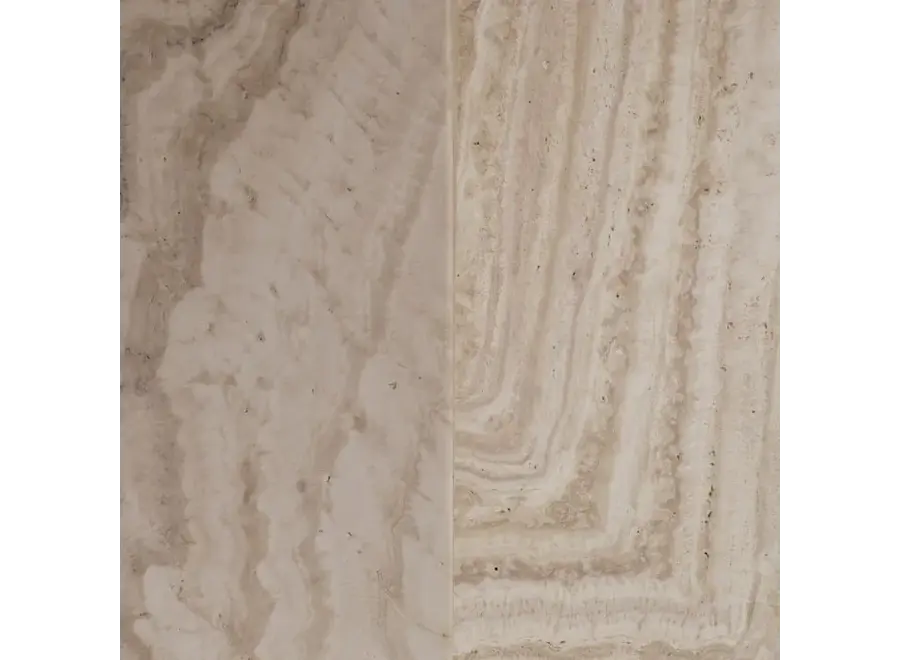 Eettafel 'Piazza' - Travertine