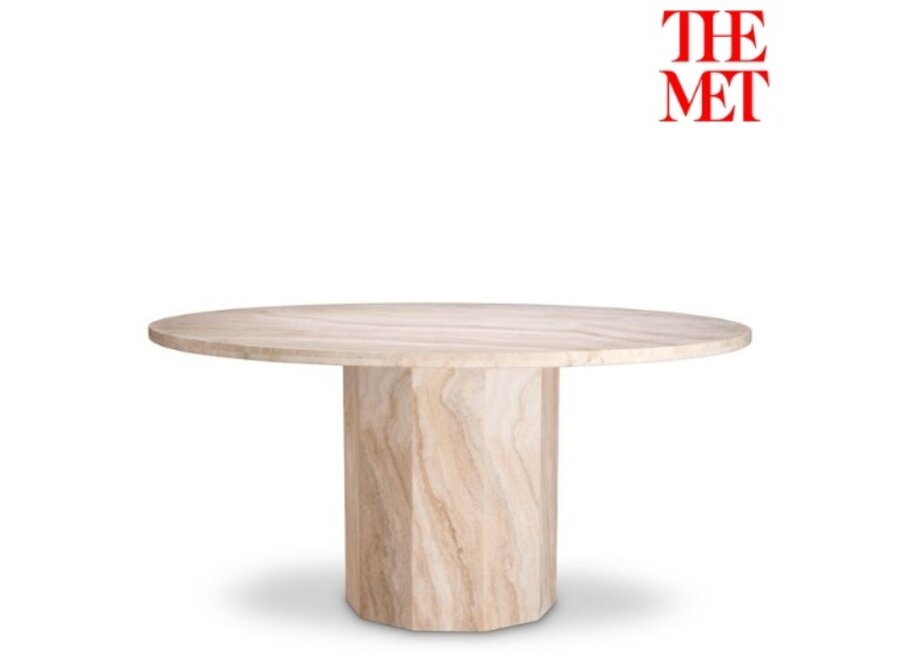 Eettafel 'Florence' - Travertine
