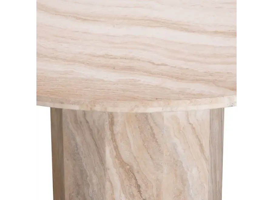 Dining table 'Florence' - Travertine
