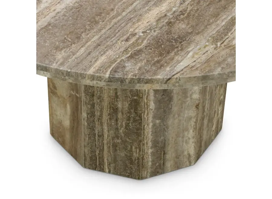 Dining table 'Florence' - Silver Travertine