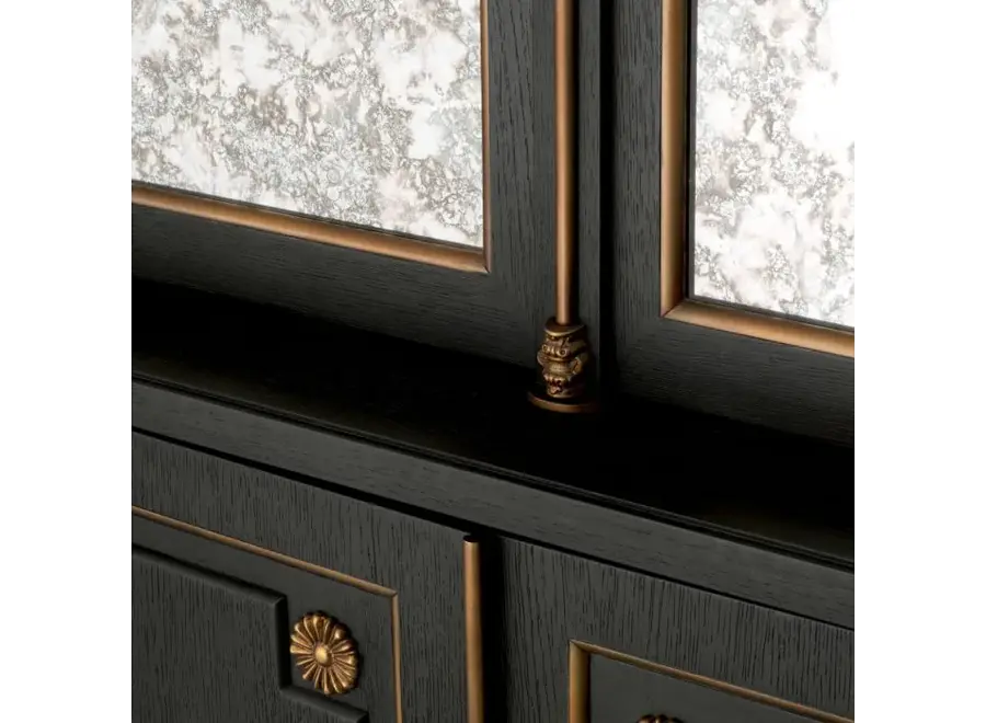 Barschrank 'Kellam' - Black Finish