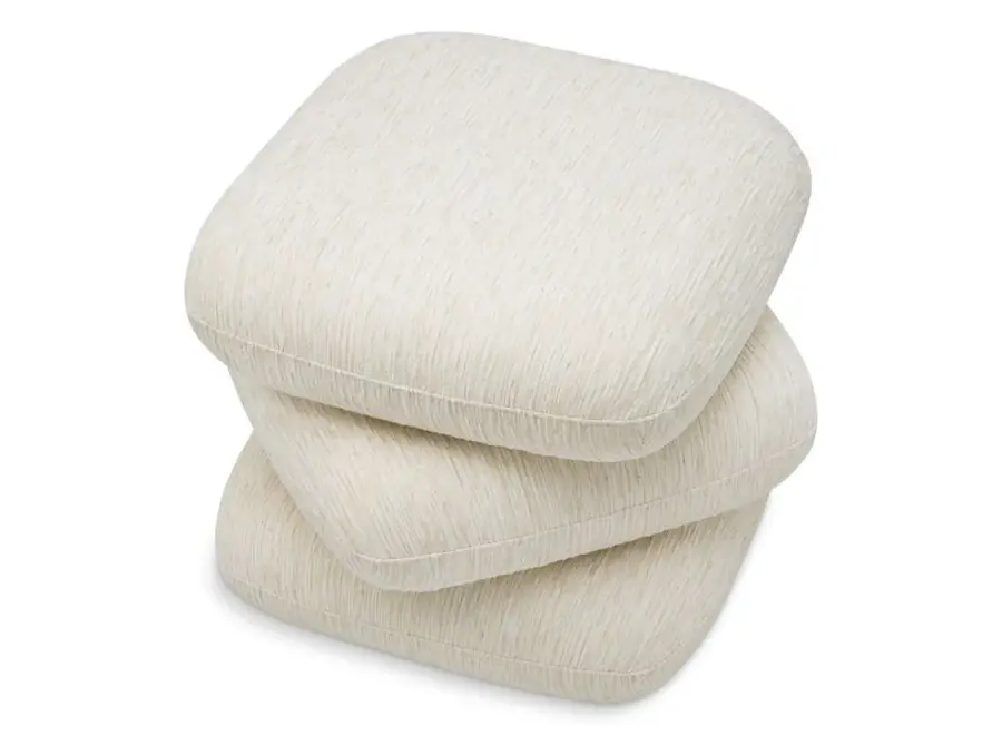 Hocker 'Greenwich' - Jacquard Off-white