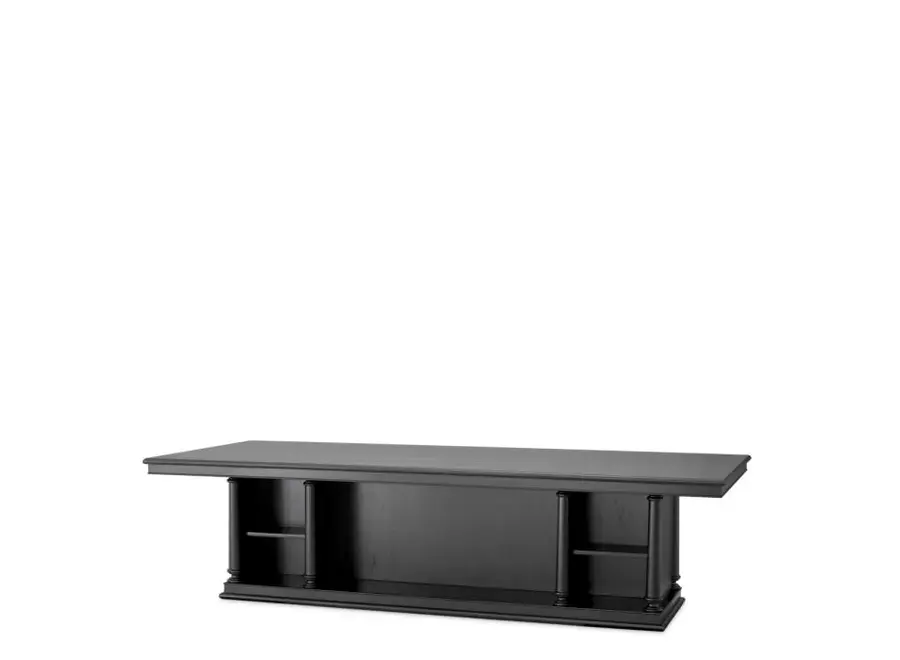 Table Center Library - Black Veneer