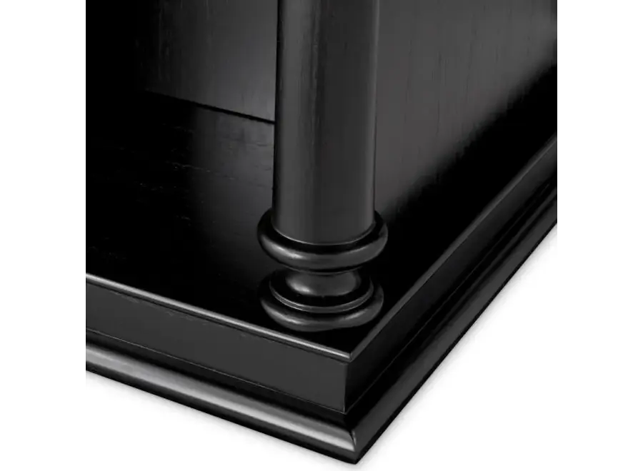 Tabelle Center Library - Black Veneer