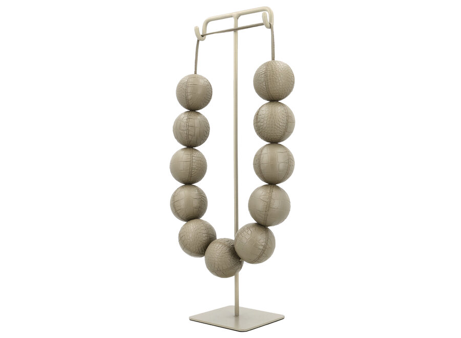 Dekorationsobjekt Carla – Taupe – L