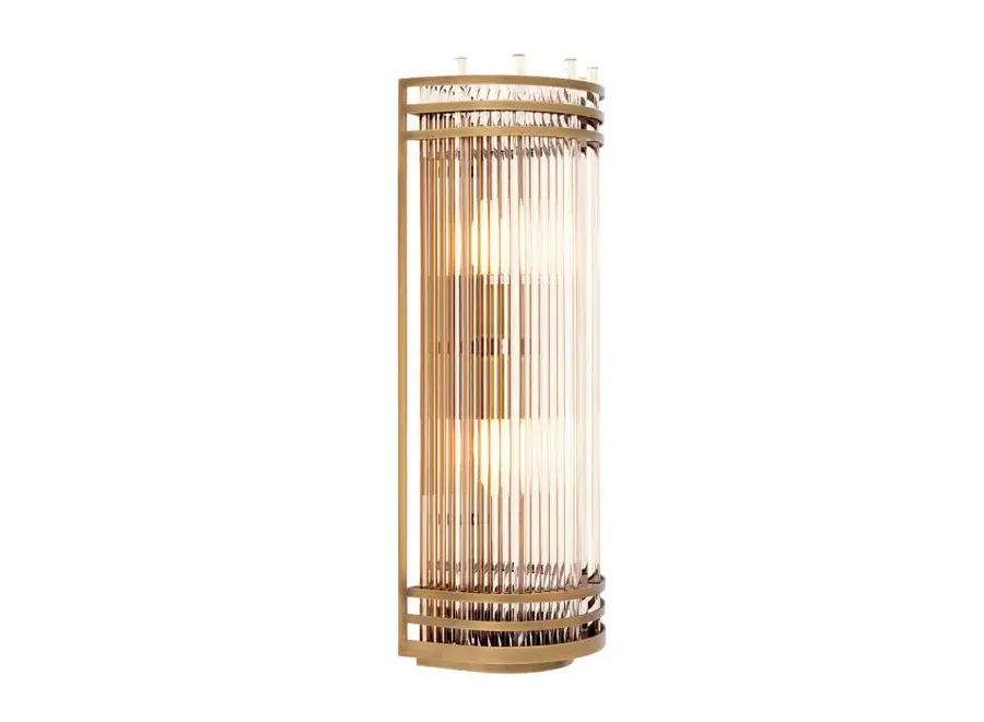 Wall lamp 'Gulf' -  L - Brass