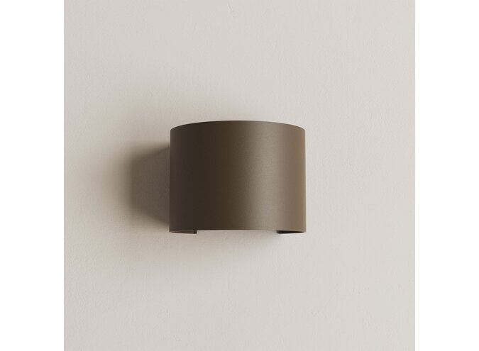 Wandlamp 'Bari' Round - Platinum