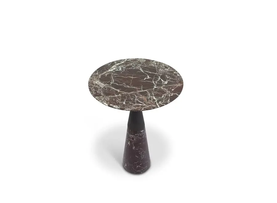 Side Table Mizu - Burgandy Marble