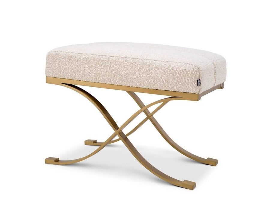 Stool Adonia - Bouclé cream