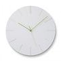 Modern clock 'Carved II' is available in two colors; black and white.