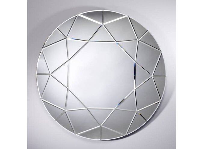 Grand miroir rond 'Round Diamond'