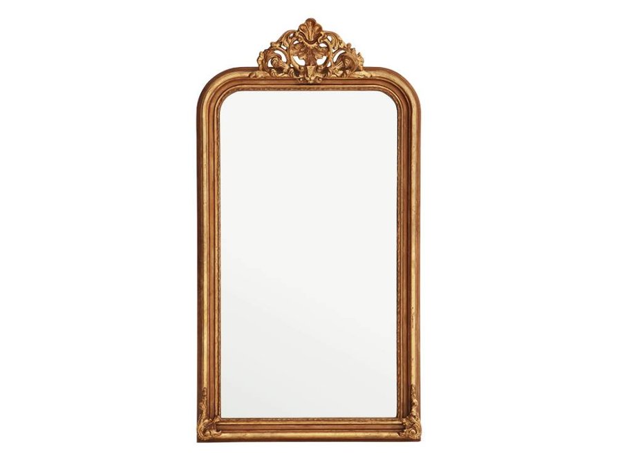 Wall mirror 'Boulogne Guilded' 90 x 170cm