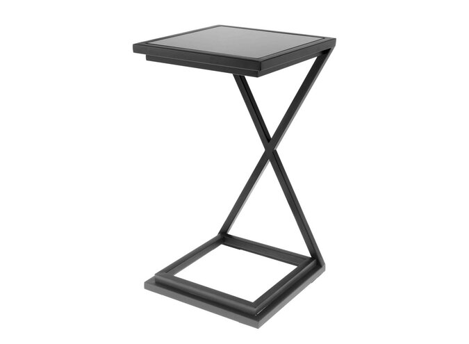 Side table - Cross Black