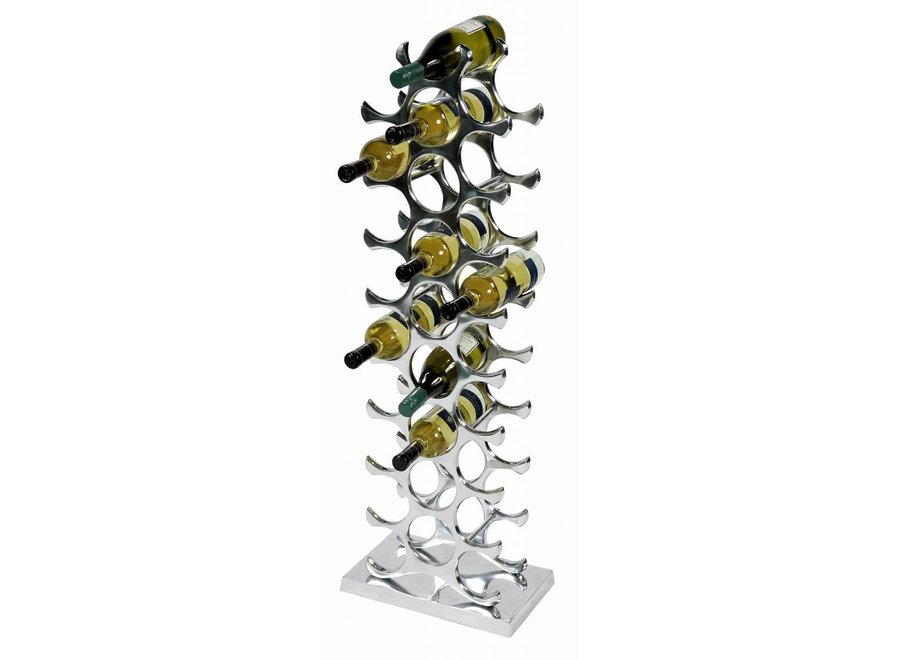 Large designer wine rack 'Alboran L', for 27 bottles