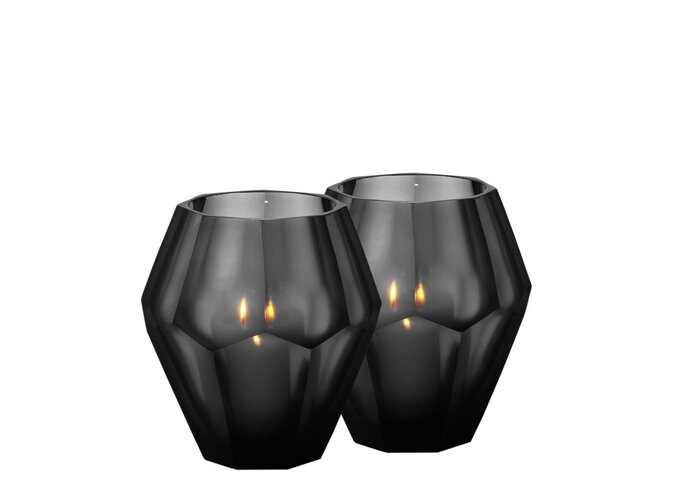 Tealight holders - Okhto black 'L'