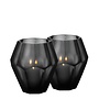 Tealight holders - Okhto black 'L' set of 2