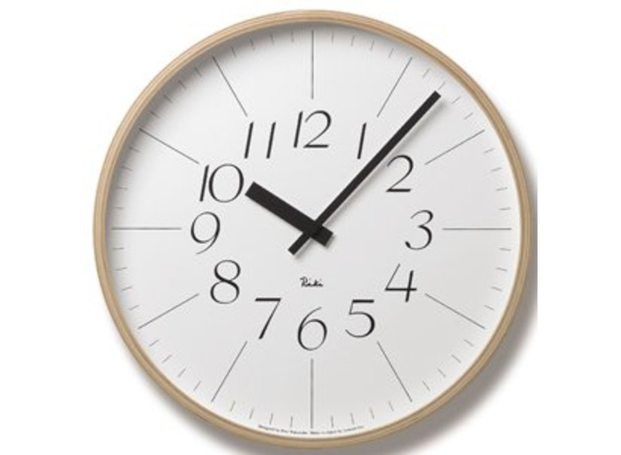 RIKI wall clock combines beatiful design with excellent readability