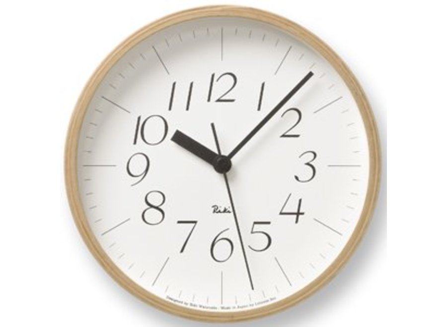 RIKI wall clock combines beatiful design with excellent readability