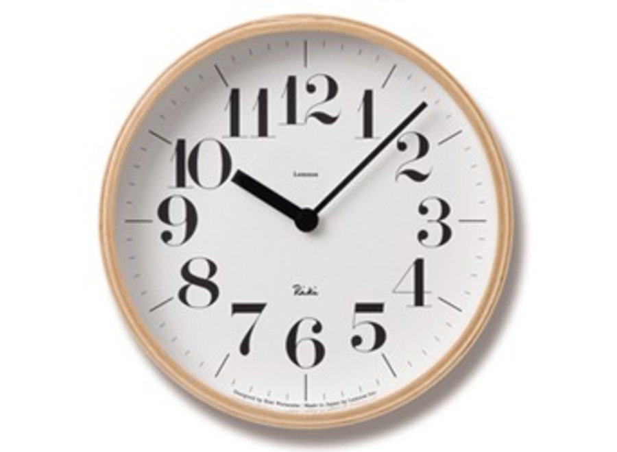 Wanduhr Küche "Riki" verbindet Design mit guter Lesbarkeit