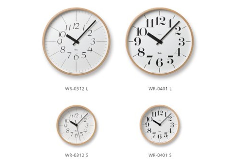 RIKI wall clock combines beatiful design with excellent readability