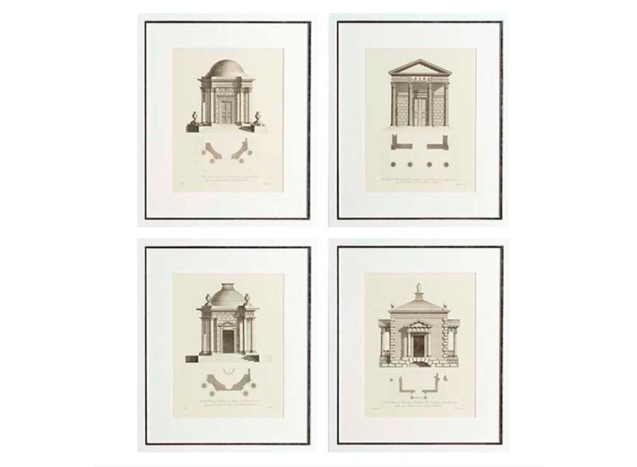 Prints 'Architecture' set van 4