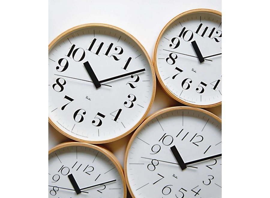 RIKI wall clock combines beatiful design with excellent readability