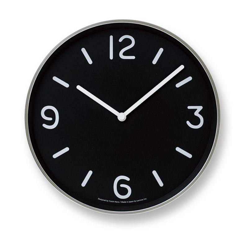 houd er rekening mee dat Hinder verdiepen Lemnos Moderne ronde klok 'Mono' in speels zwart-wit design - Wilhelmina  Designs
