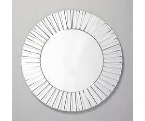 Runder Designer Spiegel 'Sunny' 80 cm - Wilhelmina Designs