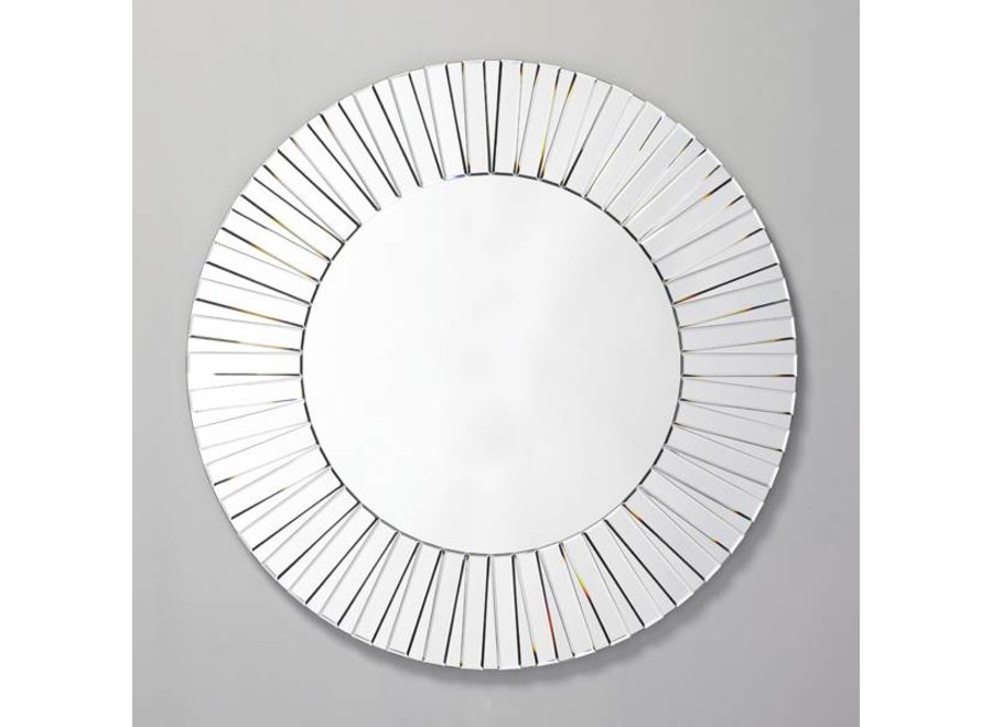 Cheerful, round design mirror, 'Sunny' 80cm
