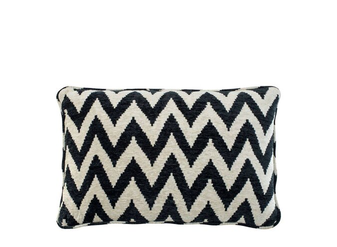 Kussen Chevron black 40 x 60 cm