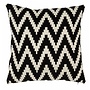 Coussin Chevron Noir 50 cm