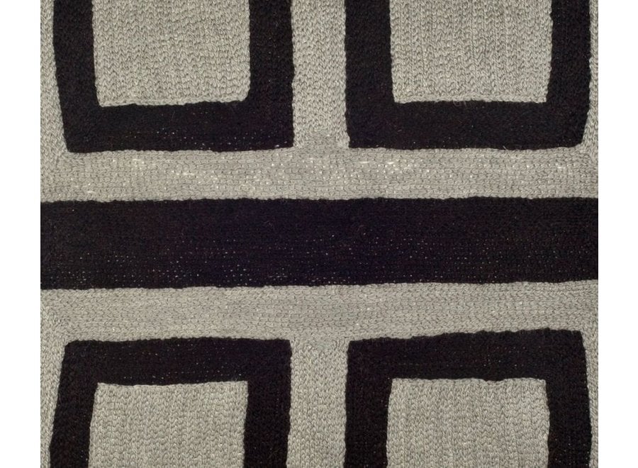 Coussin 'Bliss' Black & Grey