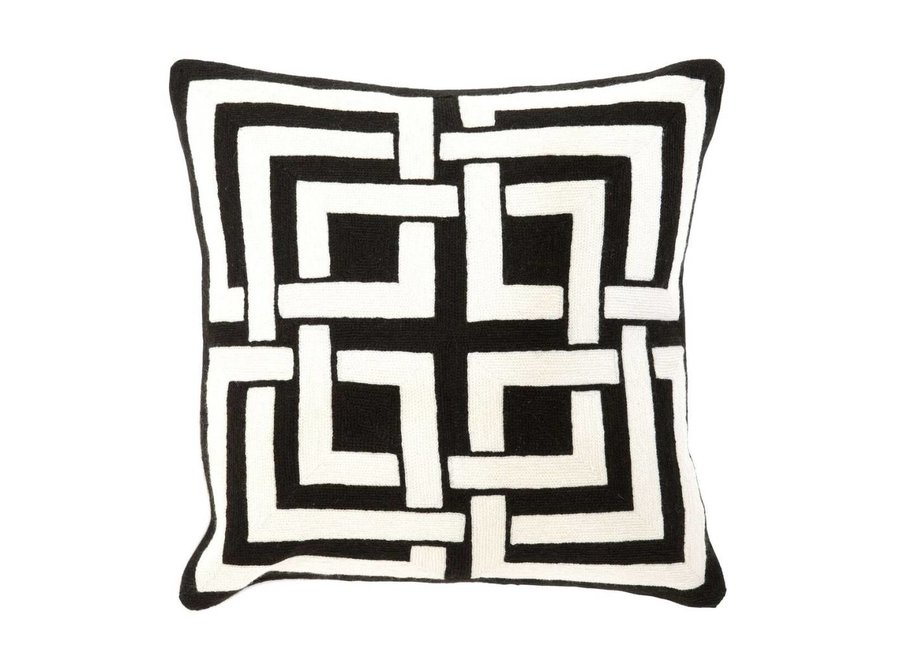 Coussin décoratif 'Blakes' couleur noir