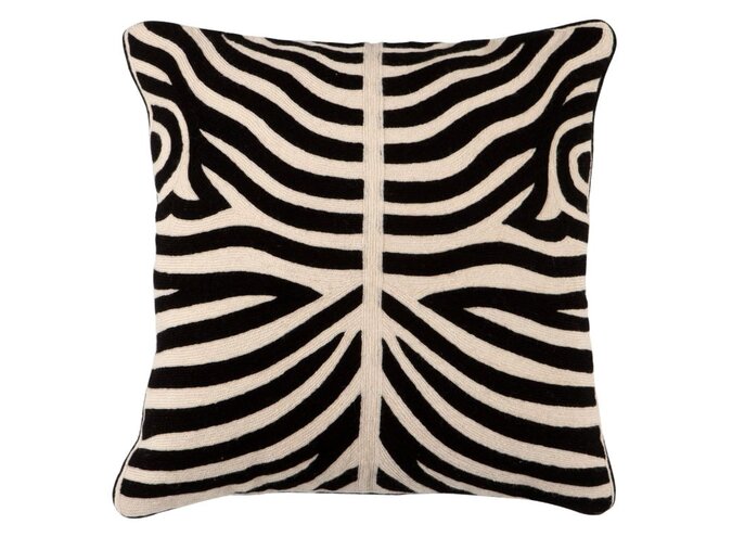 Zierkissen Zebra Black