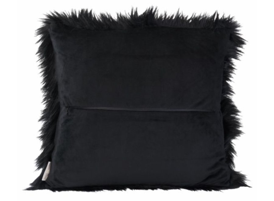 Cushion faux fur Blackwolf