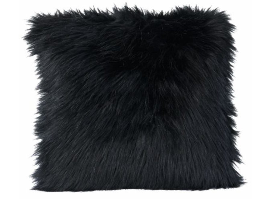 Cushion faux fur Blackwolf