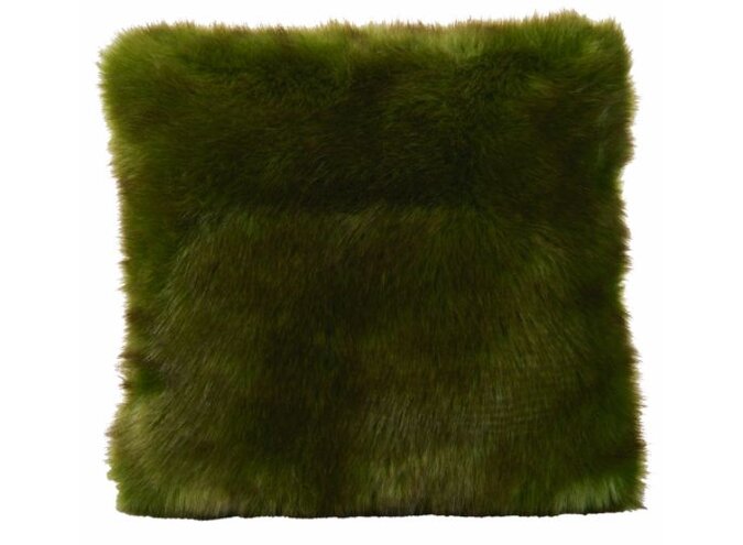 Cushion faux fur Greenwolf