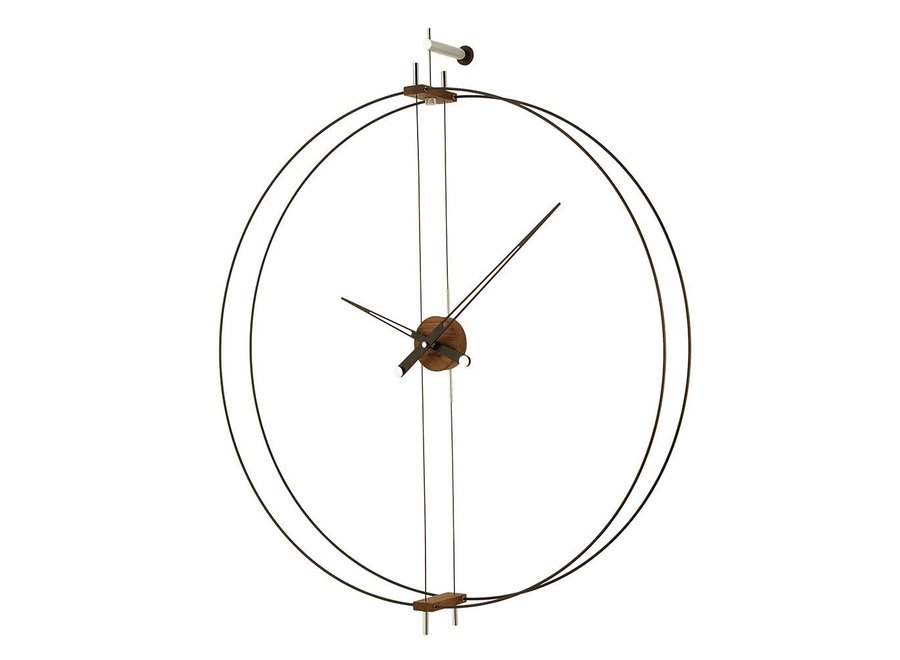 Wandklok Charm Engraved Numbers zwart - Gratis thuisbezorgd - De Woon Winkel