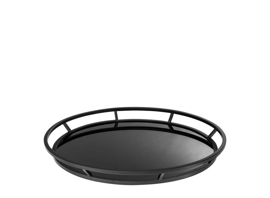 Tray Gaia diameter 52cm - color black